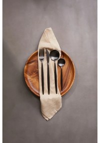 Fekete rozsdamentes acél evőeszköz készlet 16 db-os Modern retro – Premier Housewares