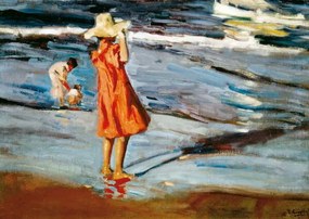 Reprodukció Children on the Beach, Sorolla y Bastida, Joaquin