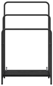 Ruhaszárító polcokkal Musta tammi 60 x 30 x 100.5 cm Faanyag