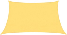 vidaXL bézs HDPE napvitorla 160 g/m² 3/4 x 2