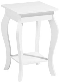 Kis oldalasztal fehér színben AVON Beliani