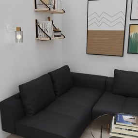 Fali lámpa MADERA 1xE27/60W/230V fehér/fa