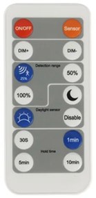 Brilagi-LED ULTRA SLIM állítható lámpa s érzékelővel 24W/230V, 42 cm+DO