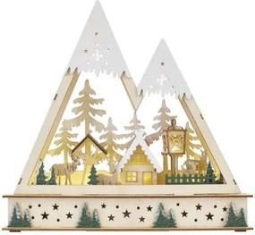 LED karácsonyi dekoráció LED/0,6W/2xAA karácsonyi tájkép