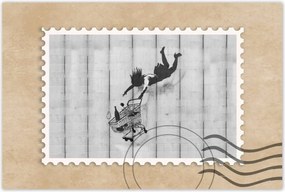 Poszterek 90x60 Banksy kosár