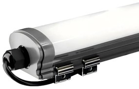 LED Pultmegvilágító LED/60W/230V 6000K 120 cm IP65 fekete