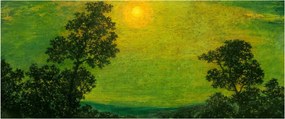 Kép - Imitator of Ralph Albert Blakelock, Moonlight, reprodukciók (120x50 cm)