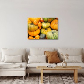 Üveg kép - Őszi sütőtök (70x50 cm)