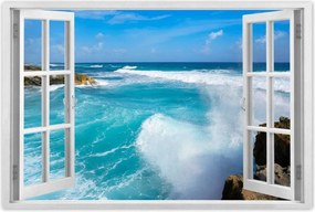 Poszterek 90x60 Nyugtalan tenger Hullámok