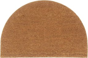 vidaXL ajtószőnyeg Natural Half Round 60x90 cm Tufting kókuszrost