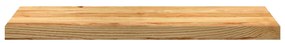 2 db tömör tölgyfa világosbarna lépcsőfokok 80x25x2 cm