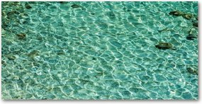 Konyhai panel Átlátszó víz 140x70 cm Ragasztó