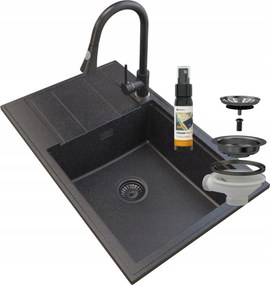 Gránit Mosogató Szifon Csaptelep Snake Gránit Louis