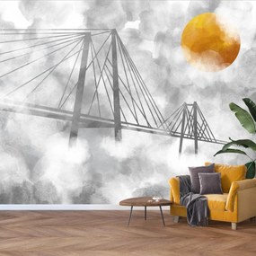 Fotótapéta - Híd, akvarell (147x102 cm)