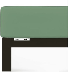 Gyerek lepedő Schlafgut Pure Baby 60-70x120-140cm Green Mid 665