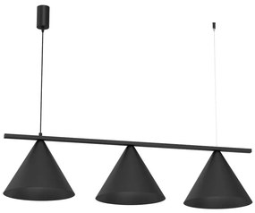 CAPITAL kábelcsillár 3xGX53/15W/230V fekete