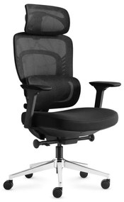 Premium Ergonomikus irodai szék, masszázs funkcióval fekete