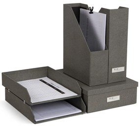 Karton rendszerező szett dokumentumokhoz 5 db-os Holger – Bigso Box of Sweden