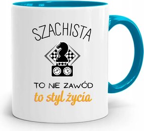 Sakkozó Bögre Kék Születésnapi Ajándék fényképes nyomtatással