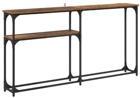 Konzolasztal Régi fa 145x22.5x75cm Faanyag
