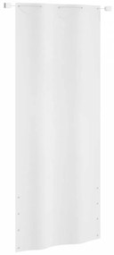 Fehér oxford-szövet erkélyparaván 100 x 240 cm