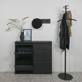 Fekete fém cipőtartó Billy – Spinder Design