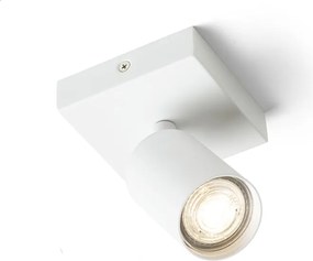RENDL DUDE SQ přisazená bílá 230V LED GU10 9W