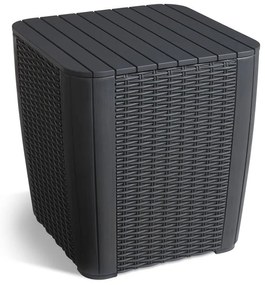 Műrattan kerti tárolóasztal 39x39 cm Luzon – Keter