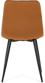 Étkezőszék sárga bársony DCL-X7015 YEL2