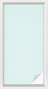 Ablakfólia Öntapadós Adatvédelem Virágos szimmetria 50x100