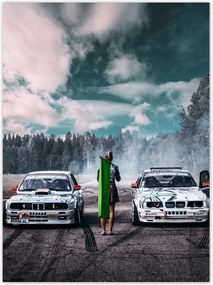 Poszterek 100x135 Bmw Versenyzés 2 fő részére
