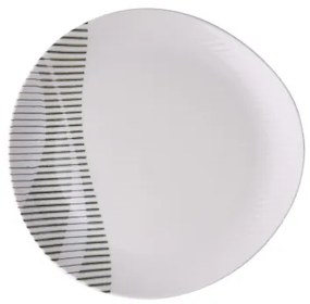 24 részes színes porcelán étkészlet