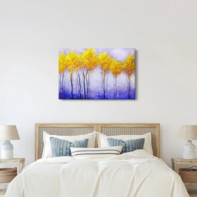 Sárga fák képe (90x60 cm)