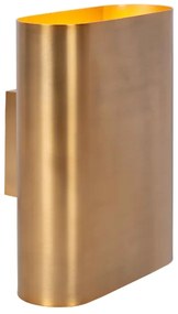 Lucide 12219/02/02 - Fali lámpa OVALIS 2xE14/9W/230V arany