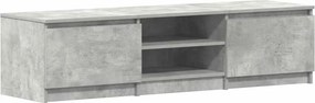 vidaXL betonszürke szerelt fa TV-szekrény 140 x 40 x 35,5 cm