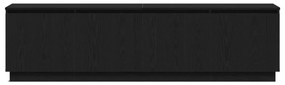 TV állvány LED-del Fekete Tölgy 180x38x49 cm Műanyag