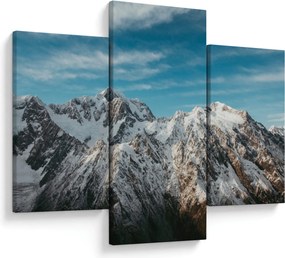 Havas csúcsok képe, Fiordland (90x60 cm)