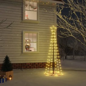 Kúp alakú karácsonyfa 108 meleg fehér LED-del 70 x 180 cm