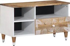 vidaXL tömör mangófa TV-szekrény80x33,5x46 cm