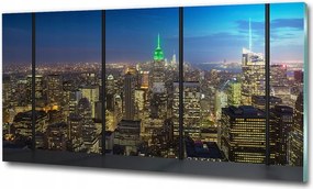 Fotó üvegkép Brooklyn híd 125x50