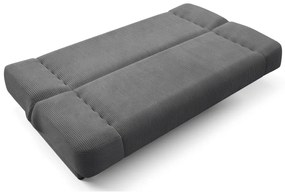 Sofa PIANO Sztruksowa Ciemnoszara