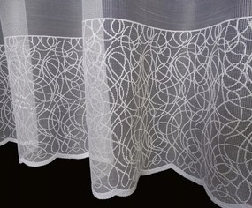 Mg Függöny 618/140 Fehér 330x180cm Kész Szalaggal K