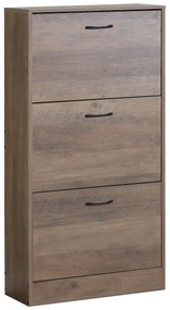 Cipősszekrény rekeszekkel G1016 ELM, jilmfa, 3 emelet