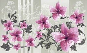 Fotótapéta Virágok 3D Elegancia Romantika Perspektíva 200x140 +ragasztó