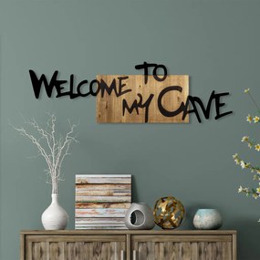 Welcome fém fali dekoráció, 128×3 cm