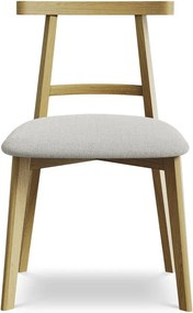 Világosszürke tömörfa étkezőszék Ohelo – Makamii