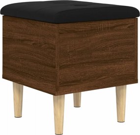 vidaXL barna tölgy színű szerelt fa tárolópad 42x42x46 cm