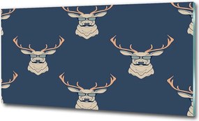 Fotó-üvegkép Hipszter szarvas 125x50