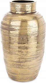 VĂĄza arany ĂŒveg dörzsölt fedĂ©l dekorĂĄciĂł stĂlusos kerĂĄmia