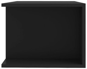 fekete TV-szekrény LED lámpákkal 90 x 39 x 30 cm